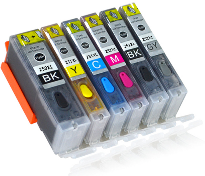 올리민 캐논 MX922 대용량 무한잉크 리필 카트리지 MX722 MG7520, 04. 무한 - 노랑 잉크탑재, 1개