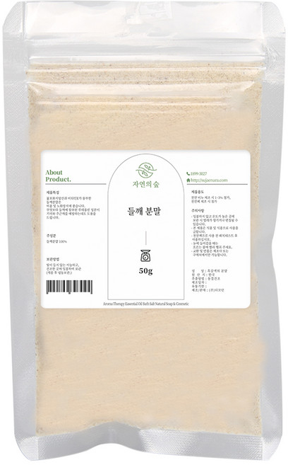 수제나라 자연의숲 들깨분말 들깨가루 들깨가루팩 천연분말, 50g, 1개, 50g