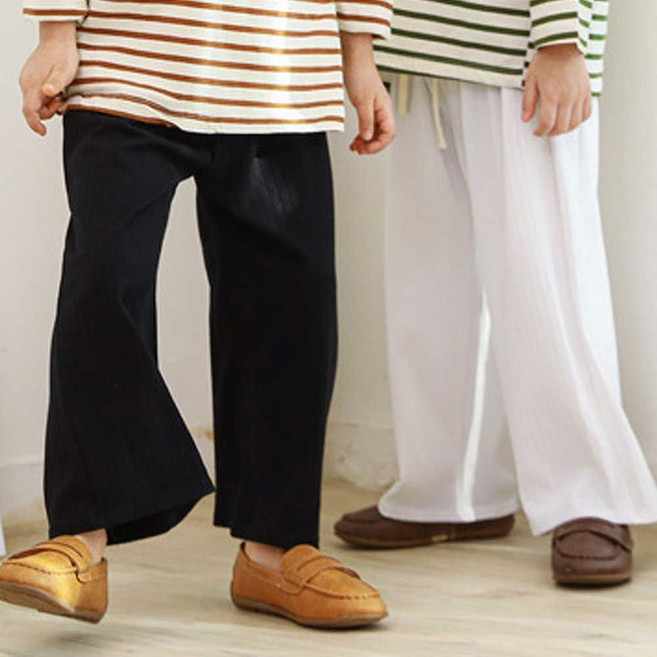 유아동복 주니어 와이드 찰랑 팬츠 아이들 편한 바지-1879999EA