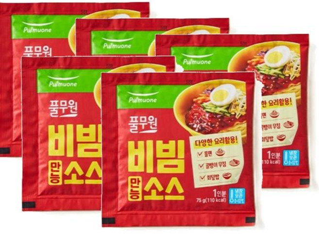 풀무원 만능 비빔소스, 5개, 75g