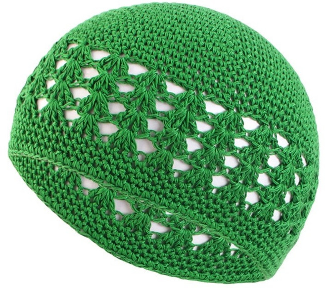 십대 크로 셰 뜨개질 이슬람 비니 통기성 방지 성인을위한 겨울 운전 모자
