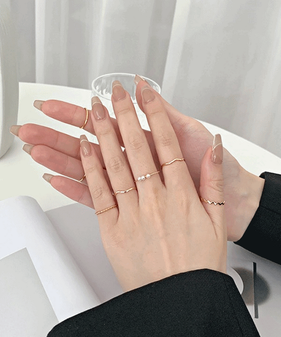 미블랑 5SET 트리아 링반지