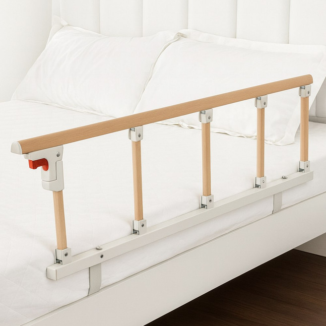 접이식 5칸 118cm 환자 보호 침대안전가드 낙상방지 난간 안전바 노약자, 1개