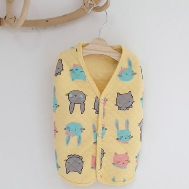 봄마실 조끼, 옐로우, 1개