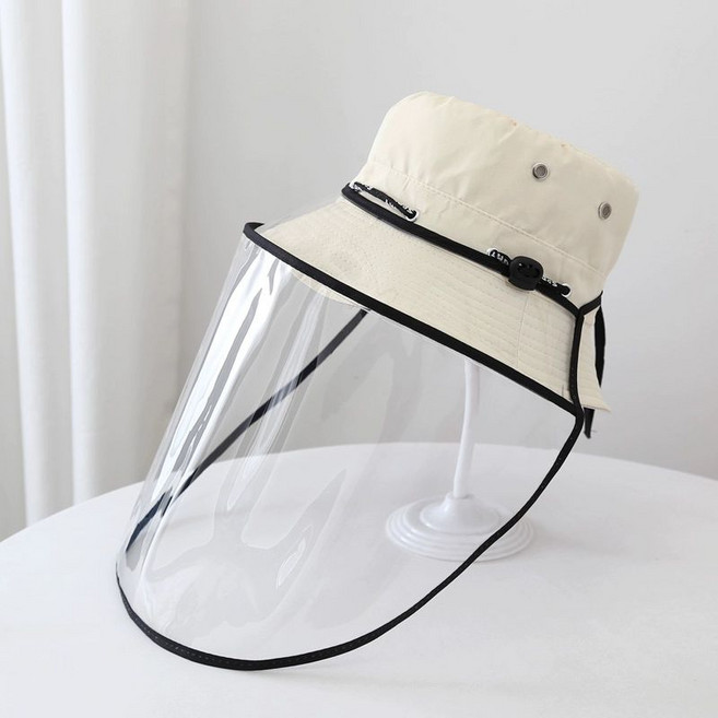 마스크 방제 농약모자 가드 농약 모자, 오프화이트, 1개