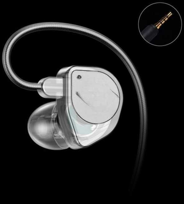 SIMGOT EW100 심갓 인이어 이어폰 미러실버 커널형 마이크, 4.EW100P블랙골드/스와프3.5/마이크x