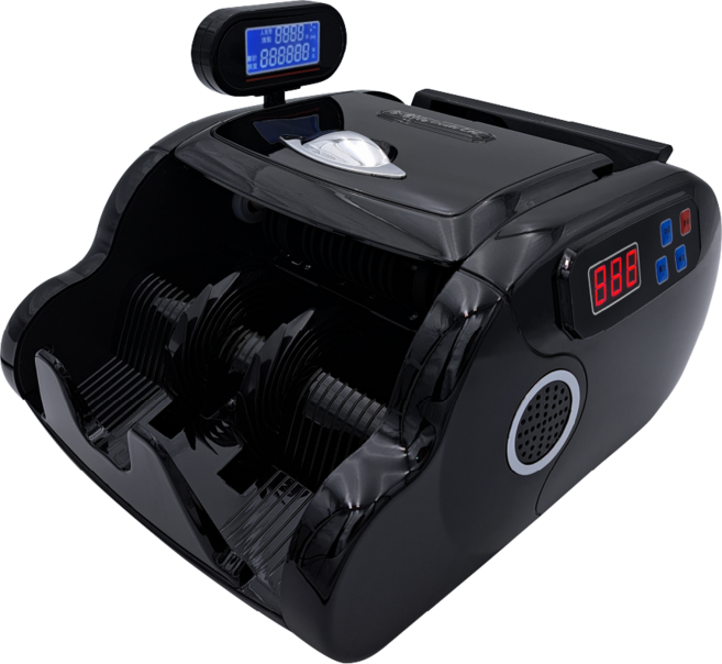 Co-create 合創 TN-588+ 雙屏攜帶式點驗鈔機, 1個, 【TN-588+】車充+電線+外顯+防塵套