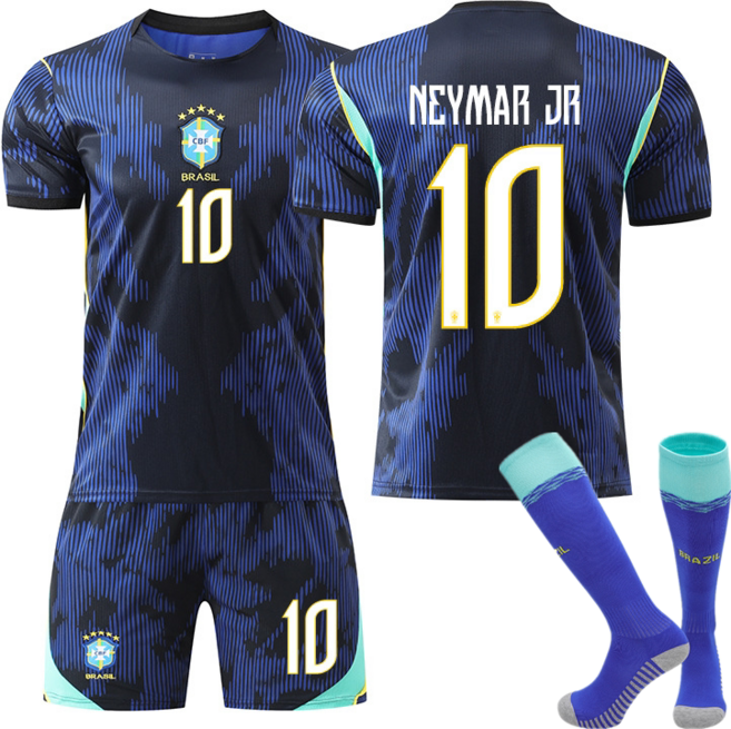 브라질 네이마르 비니시우스 어웨이 운동복 트레이닝 반팔티 월드컵 축구 유니폼 키즈 주니어 호환상품