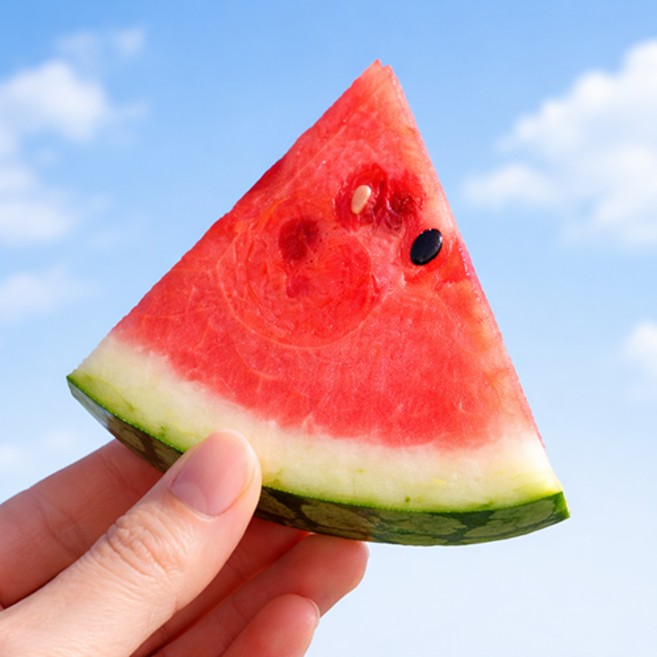 [오늘특가] 100박스한정 초고당도선별 하우스수박, 1개, 5kg