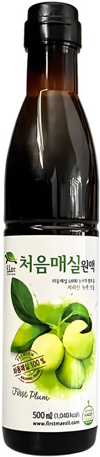 슬로푸드 처음매실원액, 500ml, 1개