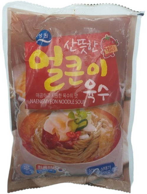 얼큰이육수340gx10물회 활어 물 짬뽕 비빔 냉면 국수, 얼큰한, 340g, 10개