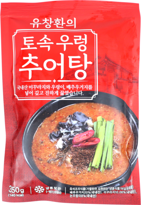 eTV [100%국내산 우렁살미꾸라지] 유창환의 토속 우렁추어탕 350g, 10개