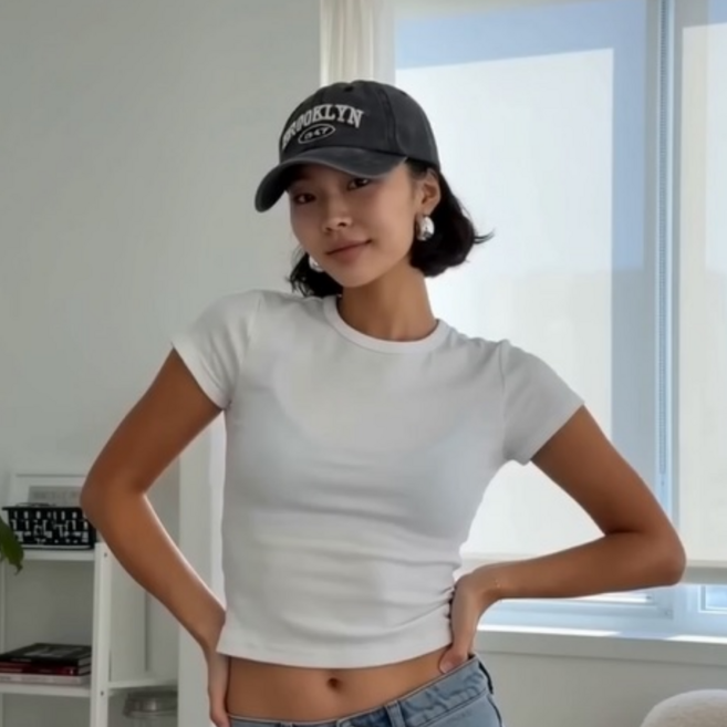 드리븐 브루클린 남녀공용 빈티지 워싱 볼캡 야구모자