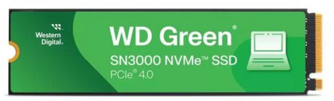 (Western Digital) Green SN3000 M.2 NVMe 2280 (2TB), WD Green SN3000 M.2 NVMe 2280, 2GB