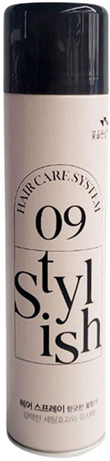 꽃남09 스타일리쉬 강력세팅 유지력 좋은 세라마이드 성분함유 헤어스프레이 300mL, 1개