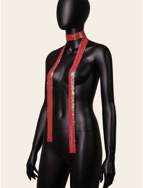 메탈 목걸이 빤짝이 SH1095RE