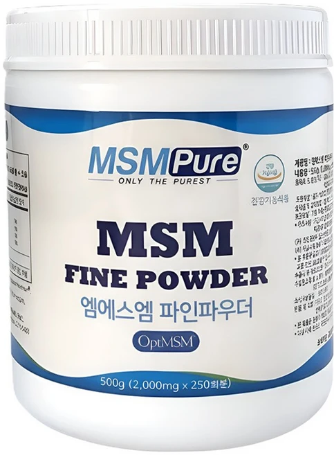 엠에스엠퓨어 MSM 식이유황 파인파우더, 454g, 1개 - 쿠팡
