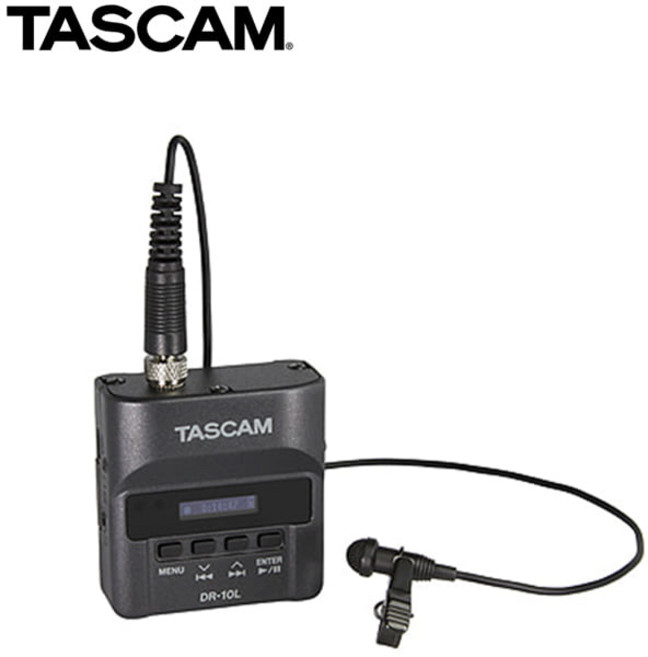 타스캠 TASCAM DR-10L 블랙 핀마이크 리니어 PCM 레코더, 타스캠 DR-10L 블랙