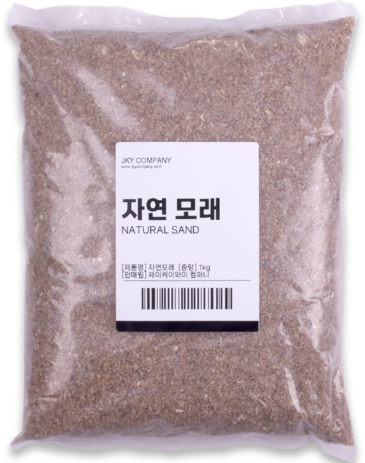 관상어용 자연 모래 1kg, 자연색, 1개