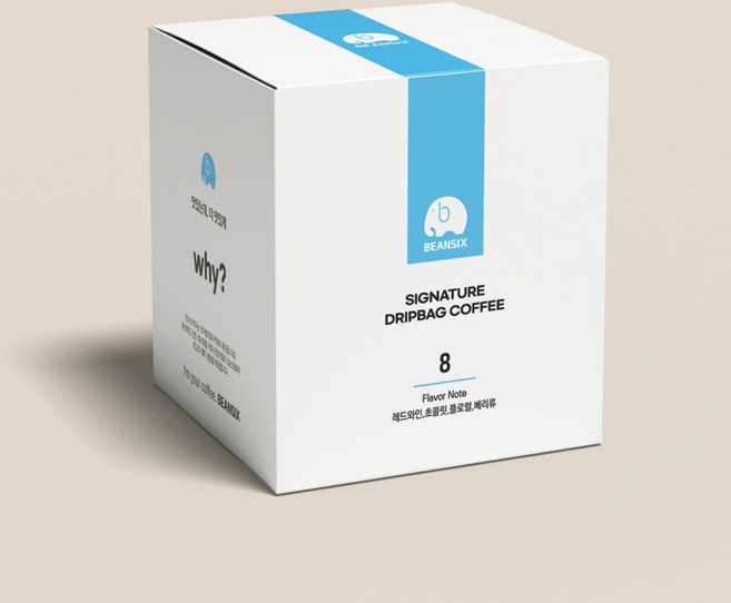 빈식스 시그니처 드립백(8개입) 스페셜티커피 블렌딩, 1개