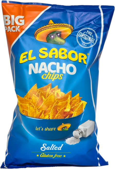 엘사보르 나쵸칩 솔티드 180g, 1개