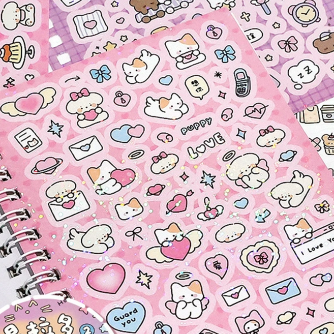 다꾸 스티커북 다이어리꾸미기 미니스티커 세트 방수 귀여운 감성 데코스티커, 1개, 스티커북 2번