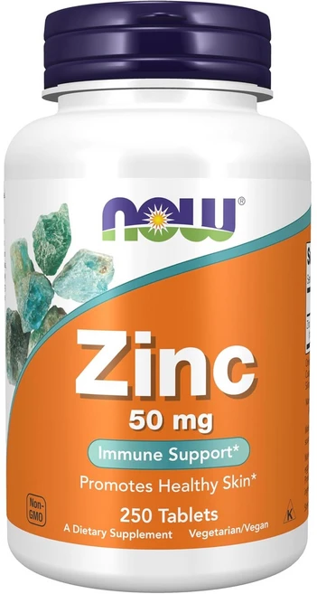 나우푸드 아연 50mg, 250정, 1개 - 쿠팡