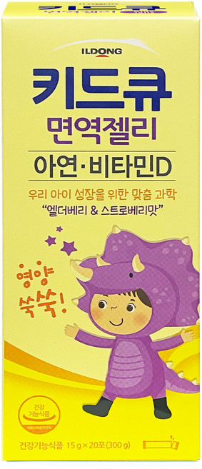 일동 키드큐 면역젤리 20포, 300g, 1개