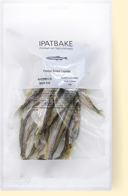 [3+1] 아이펫베이크 동결건조 열빙어 트릿 70g