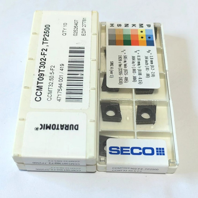 SECO 車刀片 CCMT09T302-F2 TP2500, 1個