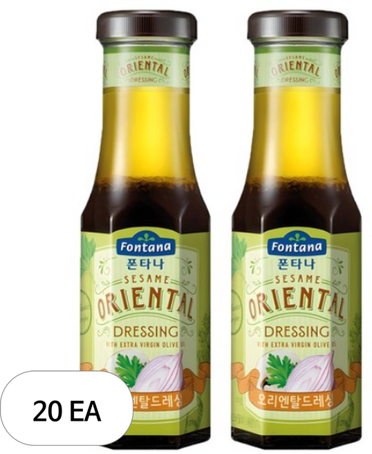 폰타나 오리엔탈 드레싱, 270g, 20개
