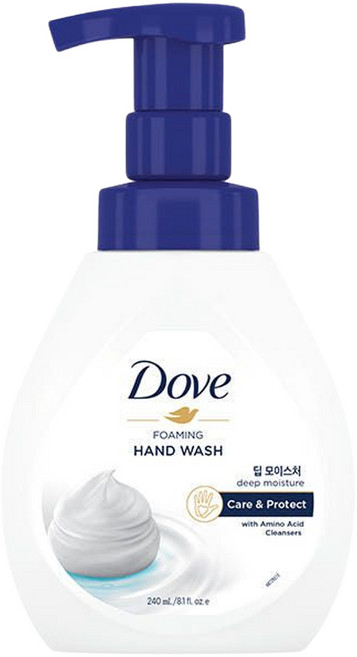 도브 포밍 핸드워시 딥 모이스처, 240ml, 1개