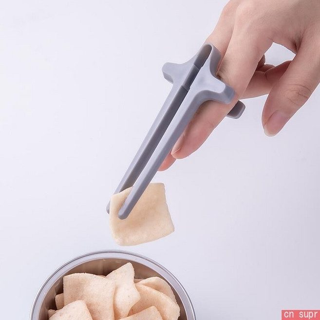 컴퓨터 게이밍 핸즈프리 과자 집게 감자 칩 식품 더러운 손 핑거 젓가락 스낵 밀봉 클립
