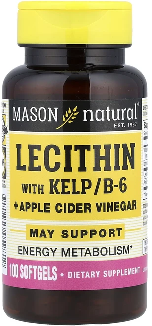 절실히 몸관리가필요한시기 Mason Natural 해조류/B-6 + 사과 식초 함유 레시틴 소프트젤 100정 프리미엄할인상품입니다, MasonNatural해조류B6사과식초함유레시틴소프트젤, 1개 - 쿠팡