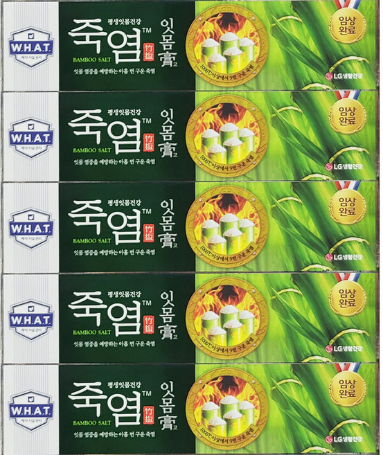 죽염 잇몸고 치약, 120g, 5개
