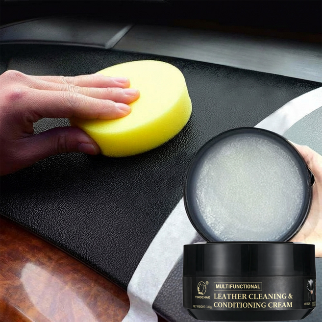 하비앤하트 대용량 차량 실내세정제 자동차 광택코팅제 플라스틱복원제 코팅 왁스 광택제 실내크리너 세차용품 차량용 고체왁스 코팅제 가죽 크리너 보호제 차량 청소용품, 6개, 300g