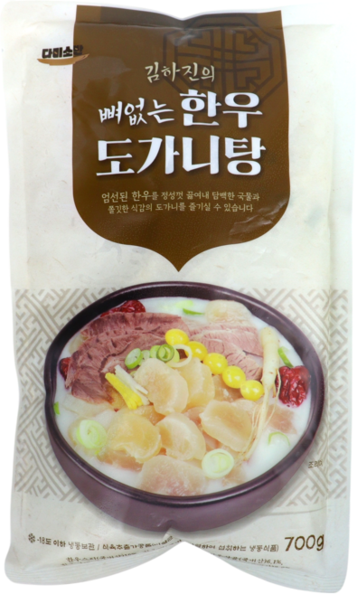 (m)김하진의 뼈없는 한우 도가니탕 700g x 5팩, 2개