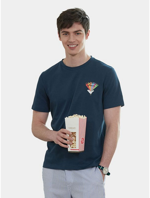 디즈니골프 남성 그래픽 프린팅 면 반팔 라운드 티셔츠 택1