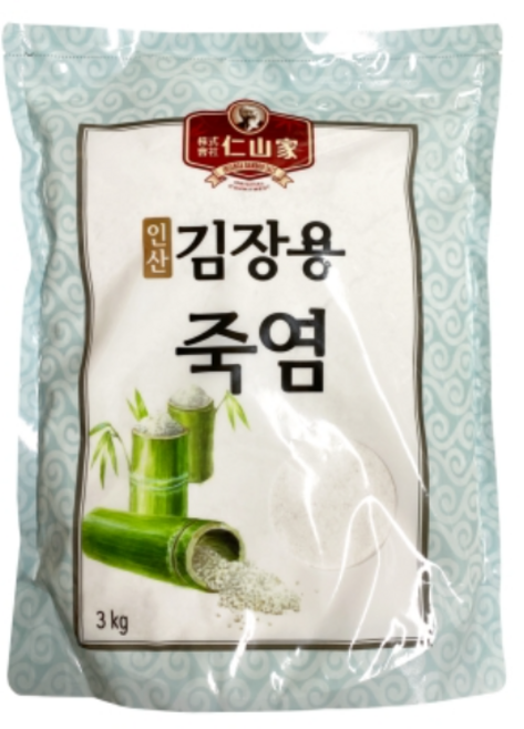 (주)인산가 정품 김장용 죽염 3kg 인산죽염 + 홍삼애초코크런치(49g), 1개