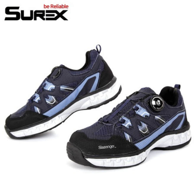 슈렉스 다이얼 캐쥬얼 4인치 경량 안전화 작업화 방검내답판 신세틱가죽소재 블루