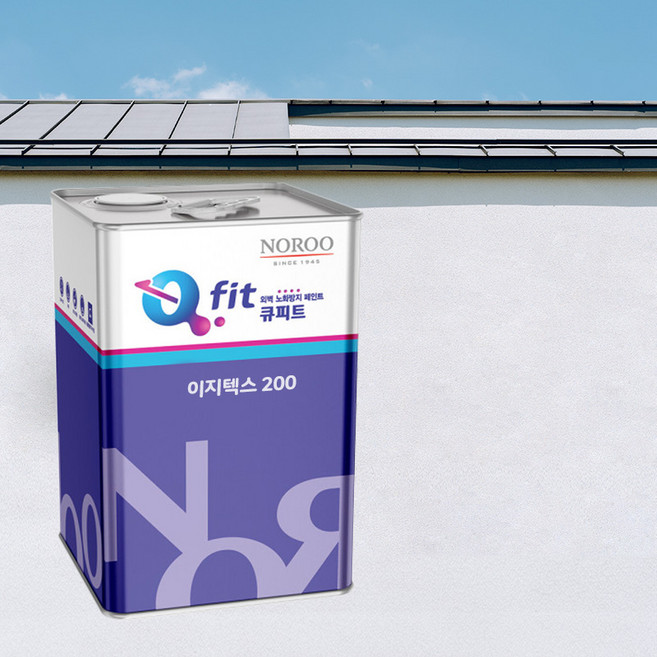 노루 외벽 외부 큐피트이지텍스 200 18리터, 1개, 18L, 노랑3 (NR3198)