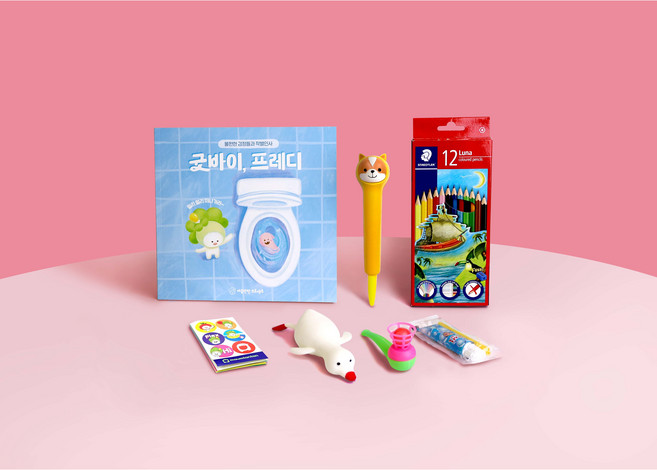 청소년 심리케어 재미있는 놀이를 통한 스트레스 해소- 굿바이프레디, 풀세트 : 기본구성+사냥도구(쫀덕+후팡+뿌우)