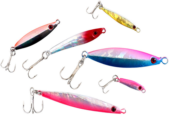 TFC 캐스팅 루어 메탈지그 볼락 전갱이 고등어 송어 우럭 산천어 농어, 15g, 1개, A_그린오렌지