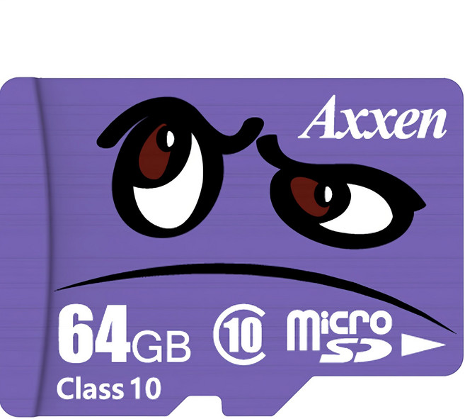 액센 프리미엄 캐릭터 마이크로 SD카드, 64GB, 1개