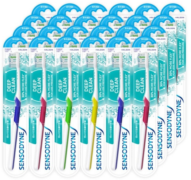 센소다인 딥클린 칫솔, 1개입, 24개