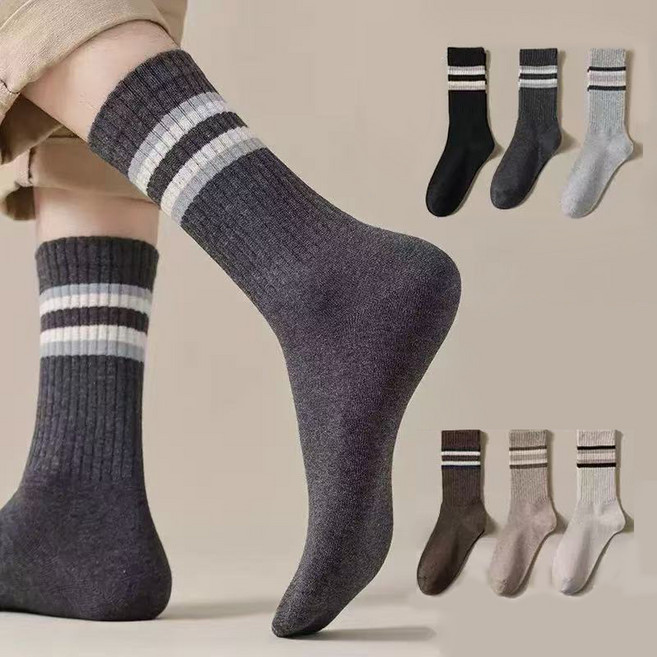 vava cloud 스포츠 장목양말 크루 삭스 6켤레