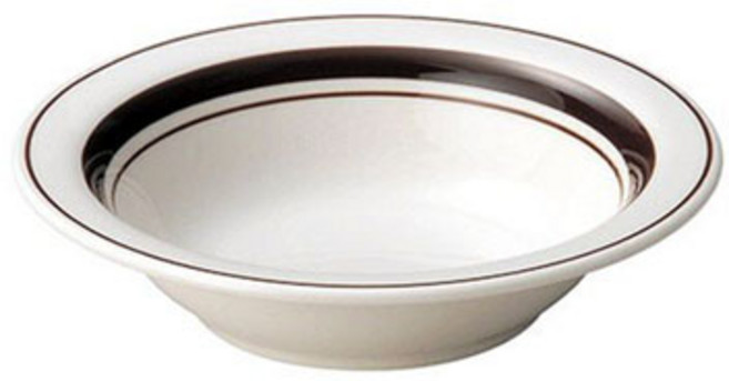 카네수즈 브라운 오트밀 15cm 일본 도자기 수프 디저트, 1개