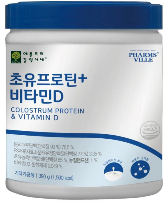 PS저분자효소분해유청단백질 초유프로틴플러스비타민D390g, 390g, 1