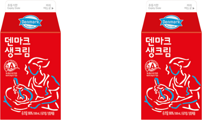 동원 덴마크 생크림, 2개, 500ml