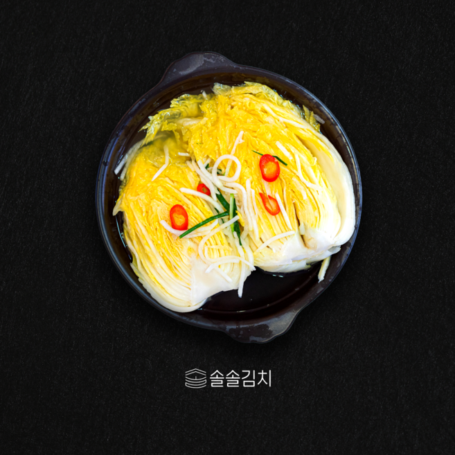 [대통령상 수상] 전라도 프리미엄 백김치, 1개, 1kg
